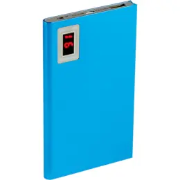 Powerbank with Battery Indicator Blue